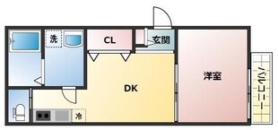 キャッスルコート立花ウエストの物件間取画像